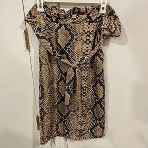 Pretty Little Thing PLT paper bag  skirt